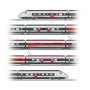 RABe 501 Train à grande vitesse Giruno digitale son ép VI 3 RAILS - HO 1/87 - MARKLIN 39812