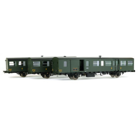 Coffret 3 voitures modernisées S-O SNCF ép. IIIb échelle HO - REE VB-244