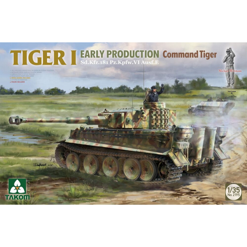 Tigre I Early Production Command Tiger - échelle 1/35 - TAKOM 2195