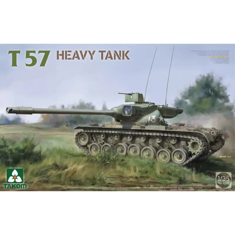 Char lourd T57 - 1/35 - TAKOM 2203