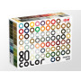 Mega set de peinture acrylique 80 pièces (77 couleurs, 3 vernis) 80 x 12 ml - ICM 3004