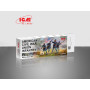Set de peinture acrylique pour la guerre de Sécession américaine, 6 x 12 ml - ICM 3013