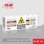 Set de peinture acrylique pour équipements de protection individuelle 6 x 12 ml - ICM 3035