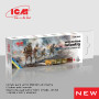 Set de peinture acrylique pour infanterie britannique WWI, 6 pots de 12 ml - ICM 3042