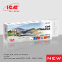 Set de peinture acrylique pour l'aviation civile 6 x 12 ml - ICM 3055