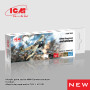Set de peinture acrylique pour avions allemands WWI, 6 x 12 ml - ICM 3069