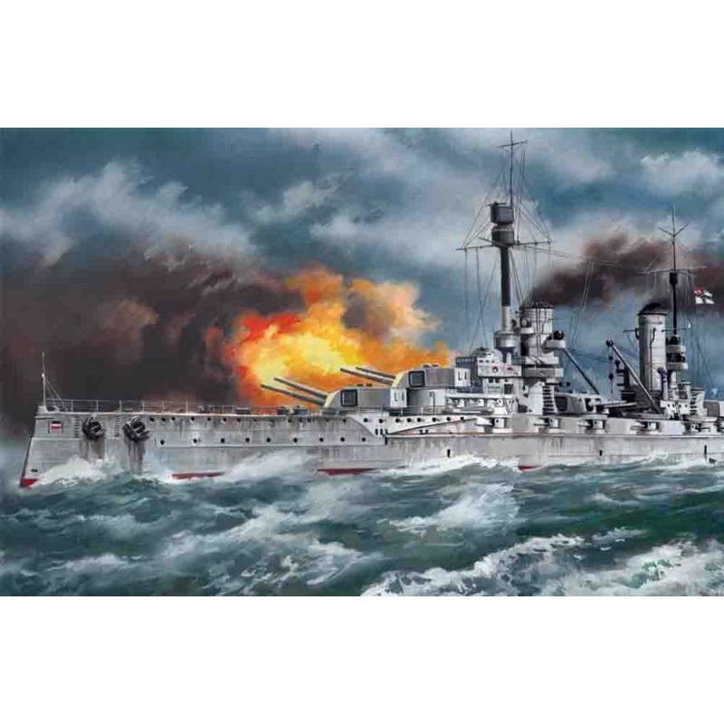 Cuirassé allemand Kronprinz WWI - Échelle 1/350 - ICM S.003