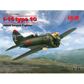 I-16 type 10, chasseur soviétique WWII - 1/32 - ICM 32004