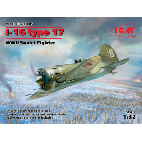 I-16 type 17, chasseur soviétique WWII - 1/32 - ICM 32005
