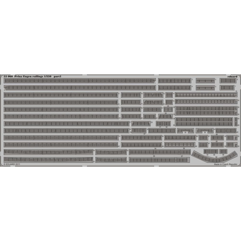 Rambardes Prinz Eugen pour Trumpeter - 1/350 - EDUARD 53060