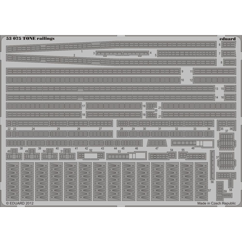 Rambardes TONE pour Tamiya - 1/350 - EDUARD 53075