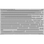 Bismarck partie 8 - rail de structure. f. T. - 1/200 - EDUARD 53090