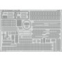 USS Arizona, partie 1 - Grues pour Trumpeter - 1/200 - EDUARD 53099