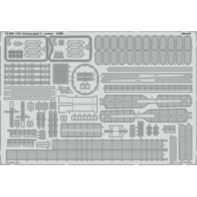 USS Arizona, partie 1 - Grues pour Trumpeter - 1/200 - EDUARD 53099
