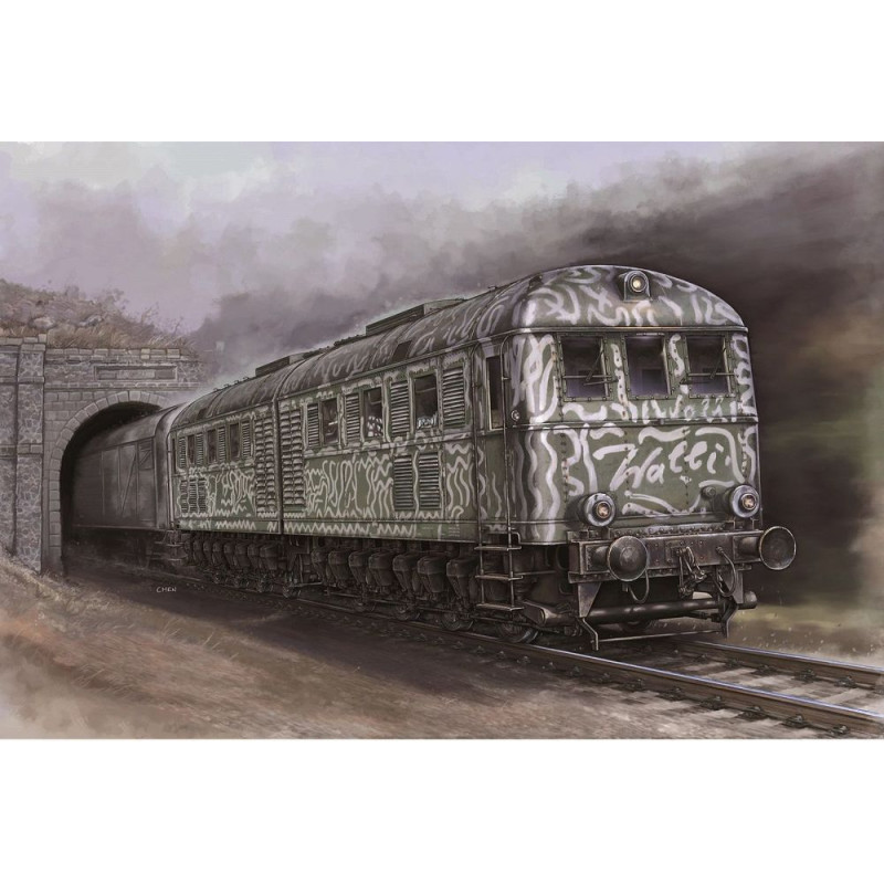 Locomotive Wehrmachtslokomotive V188 (type D 311) - 1/35 - TRUMPETER 00225