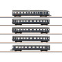 Set de voitures grandes lignes "Blauer Enzian" ép. III - Z 1/220 - MARKLIN 87615