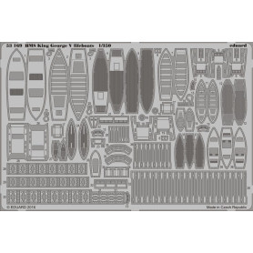 Canots de sauvetage du HMS King George V pour Tamiya - 1/72 - EDUARD 53169