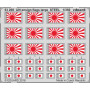 Pavillons de la Marine impériale japonaise, grand format, en acier - 1/350 - EDUARD 53208
