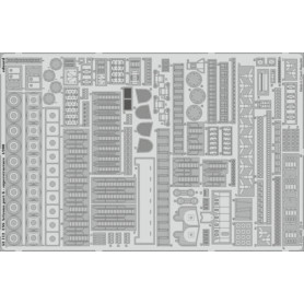 USS Arizona partie 6 - superstructure f.Trum - 1/200 - EDUARD 53112