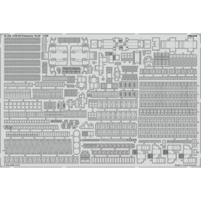 CVN-65 Enterprise partie 2 pour Tamiya - 1/350 - EDUARD 53224