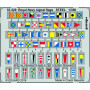 Pavillons de signalisation de la Royal Navy en acier - 1/350 - EDUARD 53229