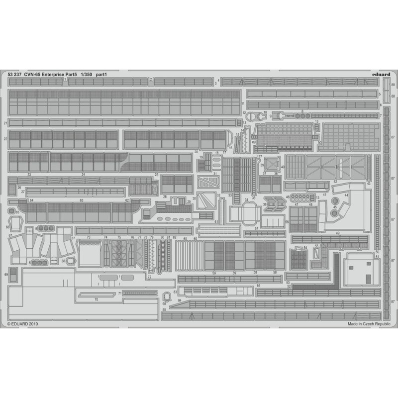 CVN-65 Enterprise partie 5 pour Tamiya - 1/350 - EDUARD 53237