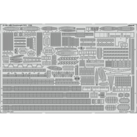 HMS Dreadnought 1915 pour Trumpeter - 1/350 - EDUARD 53258