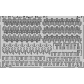 USS Constellation CV-64 partie 1 canots de sauvetage - 1/350 - EDUARD 53281