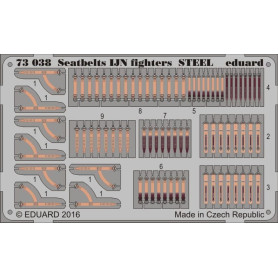 Ceintures de sécurité Combattants IJN ACIER - 1/72 - EDUARD 73038