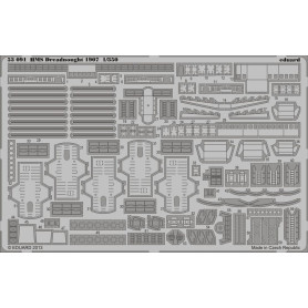 HMS Dreadnought 1907 pour Trumpeter - 1/350 - EDUARD 53091