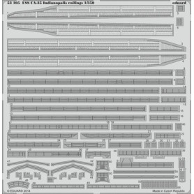 Rambardes de l'USS CA-35 Indianapolis (Academy) - 1/350 - EDUARD 53105