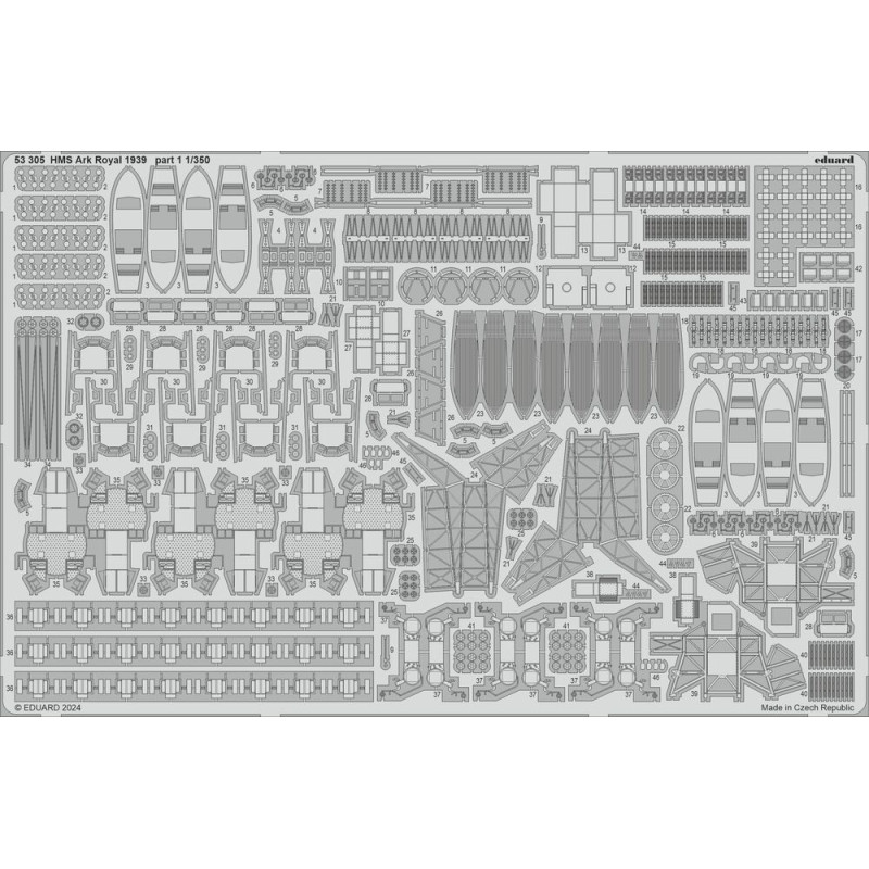 HMS Ark Royal 1939 part 1 I LOVE KIT - 1/350 - EDUARD 53305