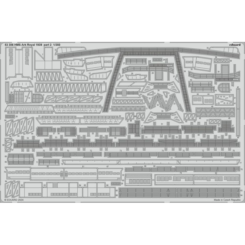 HMS Ark Royal 1939 part 2 I LOVE KIT - 1/350 - EDUARD 53306