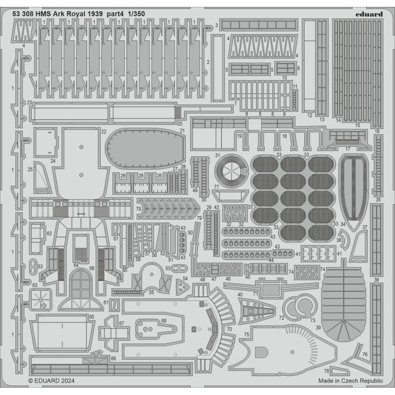 HMS Ark Royal 1939 - 1/350 - EDUARD BIG5372