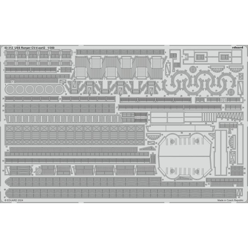 USS Ranger CV-4 partie 2 - 1/350 - EDUARD 53312