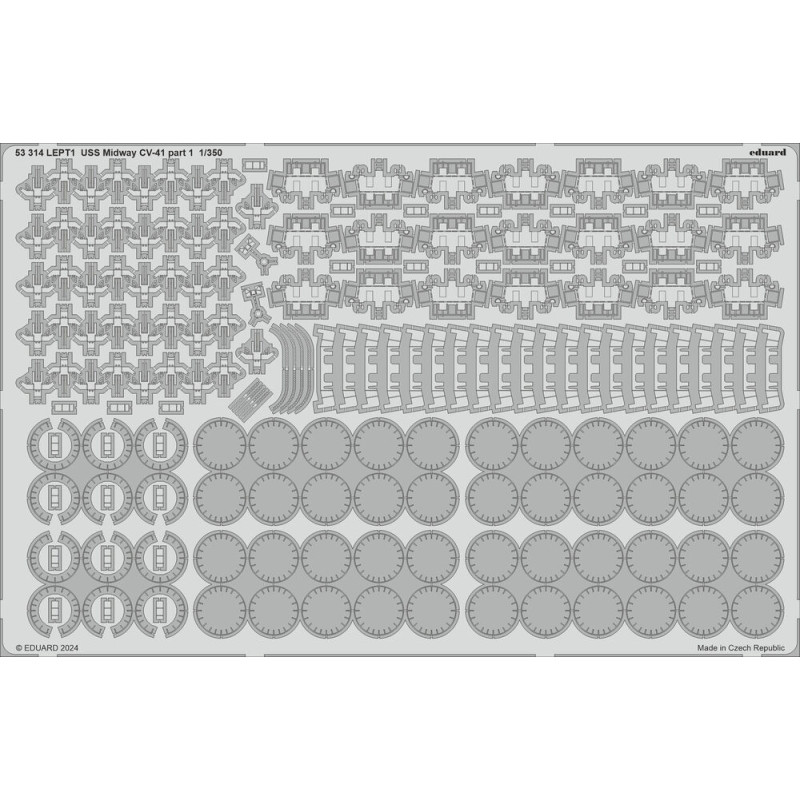 USS Midway CV-41 partie 1 - 1/350 - EDUARD 53314