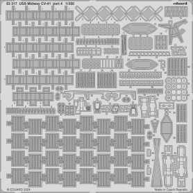 USS Midway CV-41 partie 4 TRUMPETER - 1/350 - EDUARD 53317