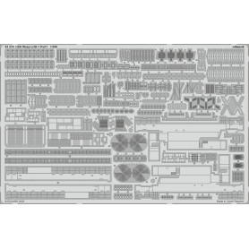 USS Wasp LHD-1 partie 1 TRUMPETER - 1/350 - EDUARD 53318