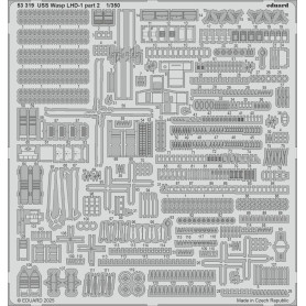 USS Wasp LHD-1 partie 2 TRUMPETER - 1/350 - EDUARD 53319
