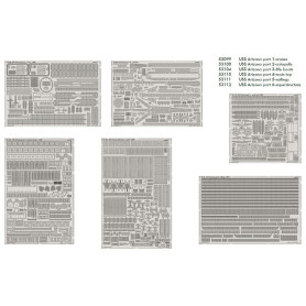 USS ARIZONA 1/200 - Partie I. pour Trumpeter - 1/200 - EDUARD BIG5323