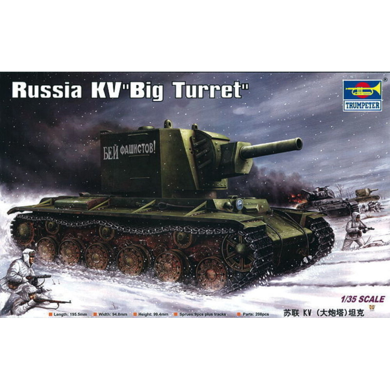 Char russe KV « Grande tourelle » - 1/35 - TRUMPETER 00311