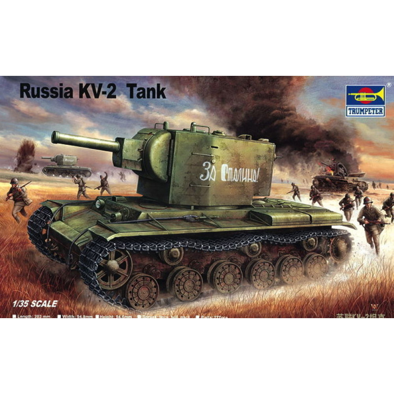 Char russe KV-2 - 1/35 - TRUMPETER 00312