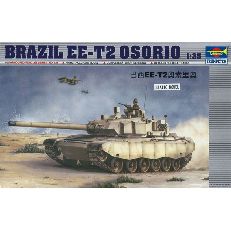 Char brésilien EE-T2 Osorio - 1/35 - TRUMPETER 00333