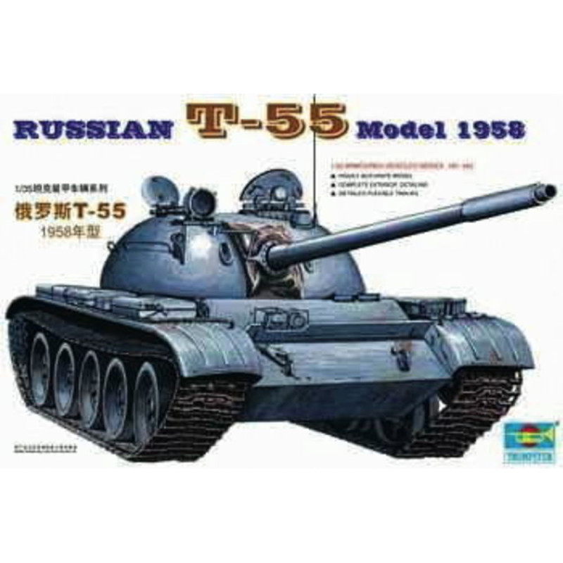 Char russe T-55A de 1958 - 1/35 - TRUMPETER 00342