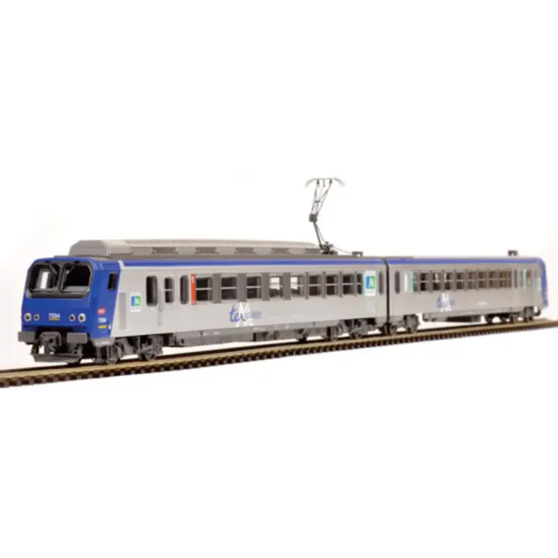 Automotrice Z7334 TER Aquitaine SNCF ép VI analogique HO 1/87 - PIKO 96412