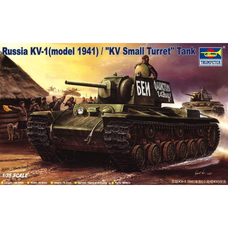 Char soviétique KV-1 (1941) - 1/35 - TRUMPETER 00356