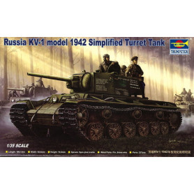 Char russe KV-1, 1942, tourelle simple - 1/35 - TRUMPETER 00358