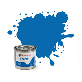 Humbrol 52 - Met baltic blue (bleu baltic métalique) - peinture enamel 14ml AA0566
