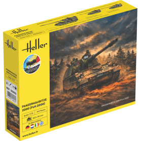 STARTER KIT Panzerhaubitze 2000 (PzH 2000) - 1/72 - HELLER 35803