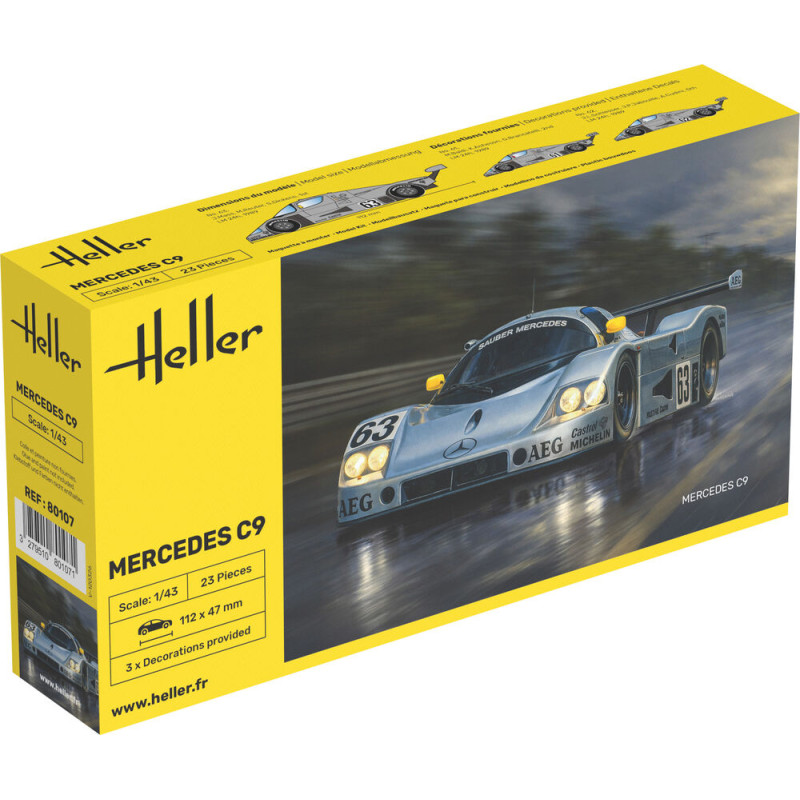 Mercedes C9 - 1/43 - HELLER 80107